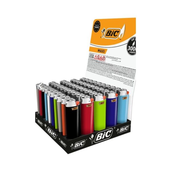 Bic J6 Maxi Düz Renkli Çakmak 12x50 3086120600020