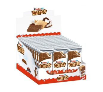 Kinder Cards Sütlü Kakaolu Gofret 25.6 Gr