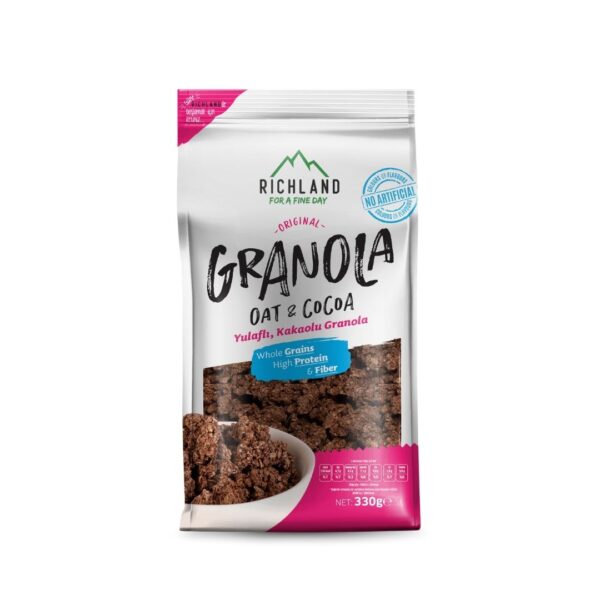 Richland Yulaflı Kakaolu Granola 330 gr