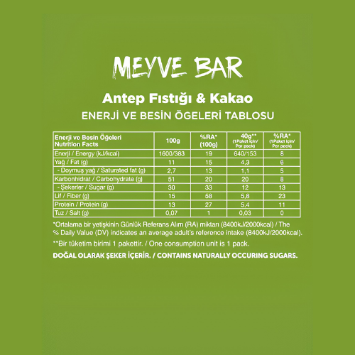 Fellas Meyve Bar Antep Fıstığı Kakao 40 Gr 4 fellas-antepfistiklibar-2