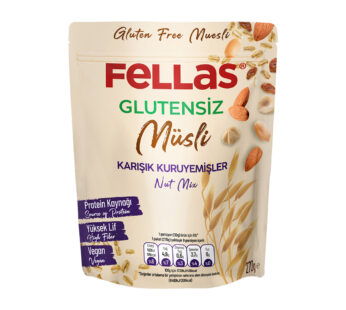 Fellas Glutensiz Müsli Karışık Kuruyemiş 270 Gr