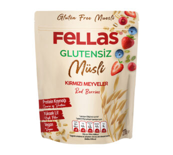 Fellas Glutensiz Müsli Kırmızı Meyveler 270 Gr