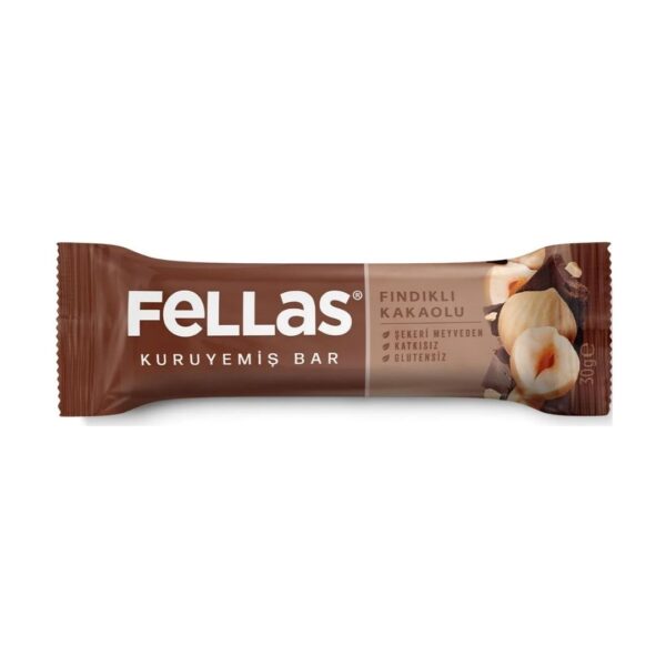 Fellas Kuruyemiş Bar Fındık ve Kakaolu 30 gr 8684207695683