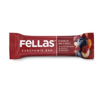 Fellas Kuruyemiş Bar Kırmızı Meyveli 30 Gr