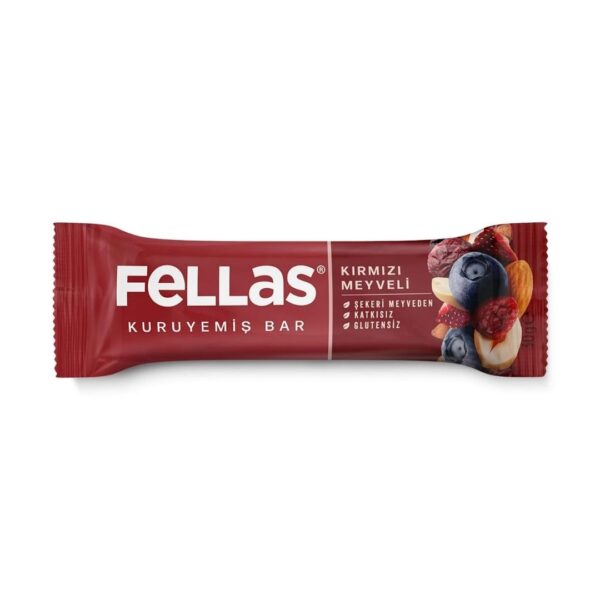 Fellas Kuruyemiş Bar Kırmızı Meyveli 30 gr 8684207695621