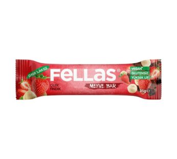 Fellas Meyve Bar Çilek Fındık 35 Gr