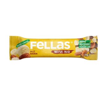 Fellas Meyve Bar Muz Badem 35 Gr