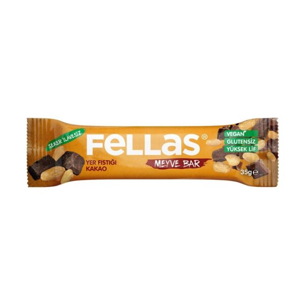 Fellas meyve bar yer fıstığı kakao 35 gr 8684207695027