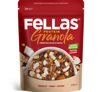 Fellas Vegan Protein Granola Hindistan Cevizi & Kakao 270 Gr