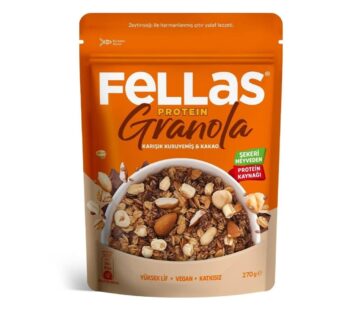 Fellas Vegan Protein Granola Karışık Kuruyemiş 270 Gr