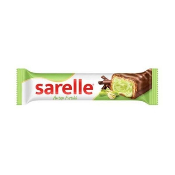 Sarelle antep fıstıklı gofret 33 gr 8683417003370