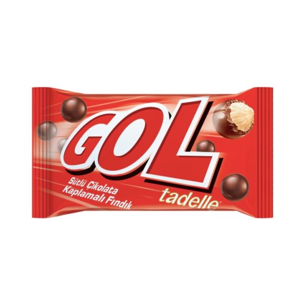 Tadelle gol sütlü çikolata kaplamalı fındık draje 33 gr 8683417000799