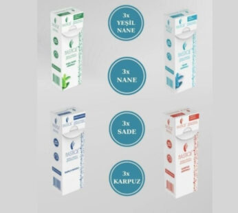 Mastiqe Doğal Aromalı Damla Sakızlı Şekersiz Sakız-Karışık Paket 12 Adet