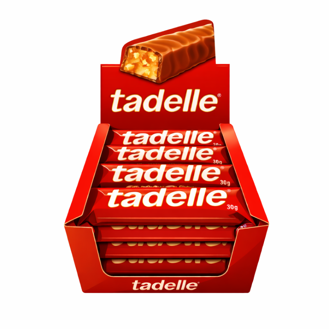 Tadelle Fındık Dolgulu Sütlü Çikolata 30 Gr 20li 3 Tadelle Fındık Dolgulu Sütlü Çikolata 30 Gr 20li