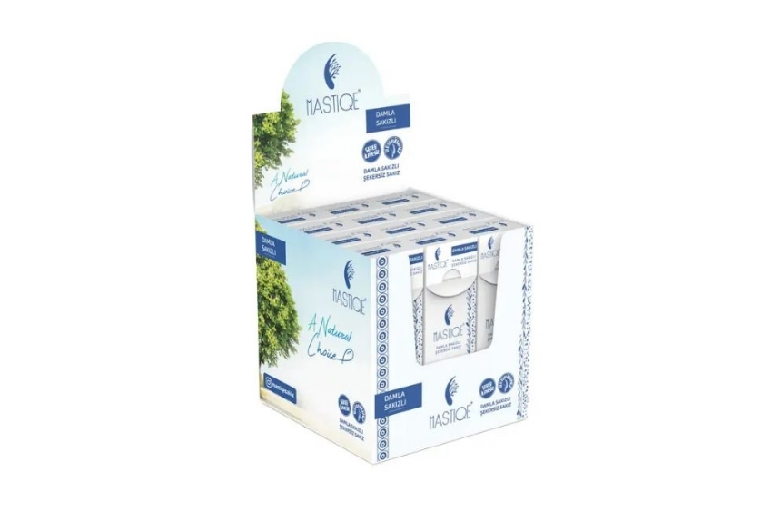 Mastiqe Doğal Damla Sakızlı Şekersiz Sakız 20 Grx12 Adet-SADE 3 Mastiqe Doğal Damla Sakızlı Şekersiz Sakız 20 Grx12 Adet-SADE