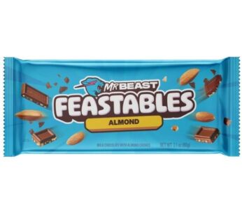 Feastables Mr Beast Almond Chocolate with Almond Chunks 60gr