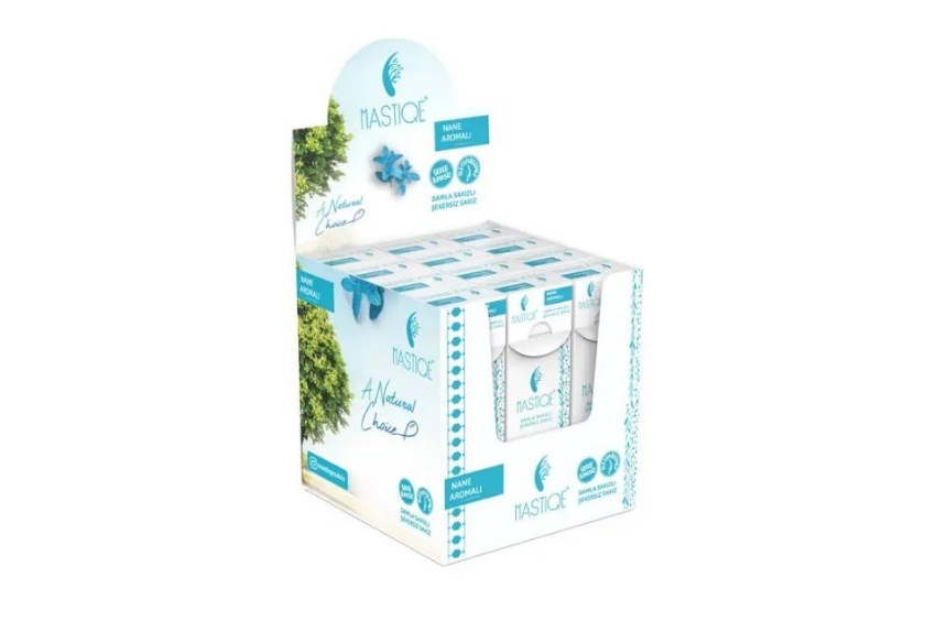 Mastiqe Doğal Nane Aromalı Damla Sakızlı Şekersiz Sakız 20 Grx12 Adet 3 Mastiqe Doğal Nane Aromalı Damla Sakızlı Şekersiz Sakız 20 Grx12 Adet