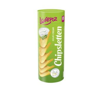 LORENZ CHIPSLETTEN SOUR CREAM 100GR