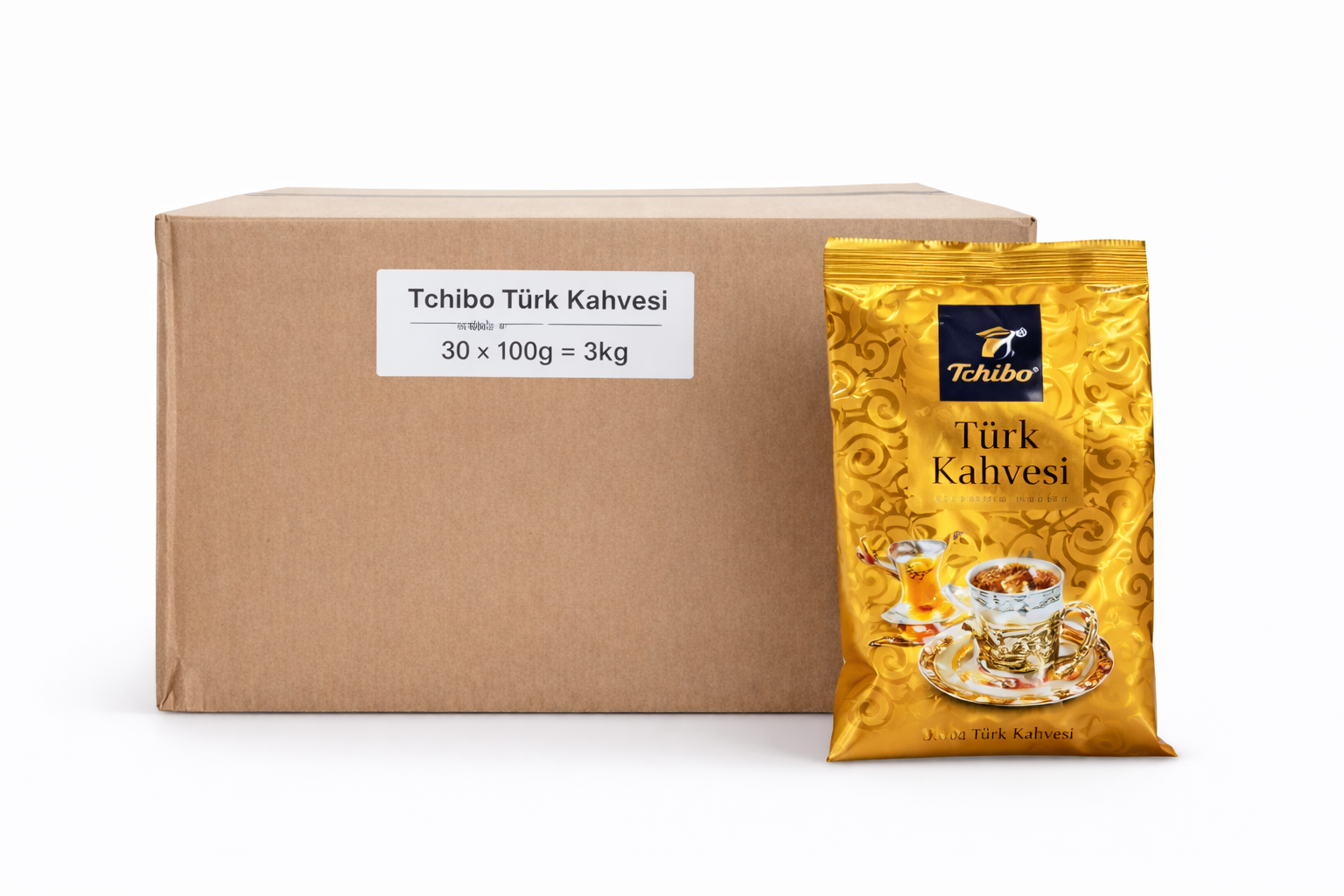 Tchibo Türk Kahvesi 100gr x30 3 Tchibo Türk Kahvesi 100gr x30