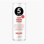 5 TO GO Italian Sparkling Espresso Sugar Free 250ml