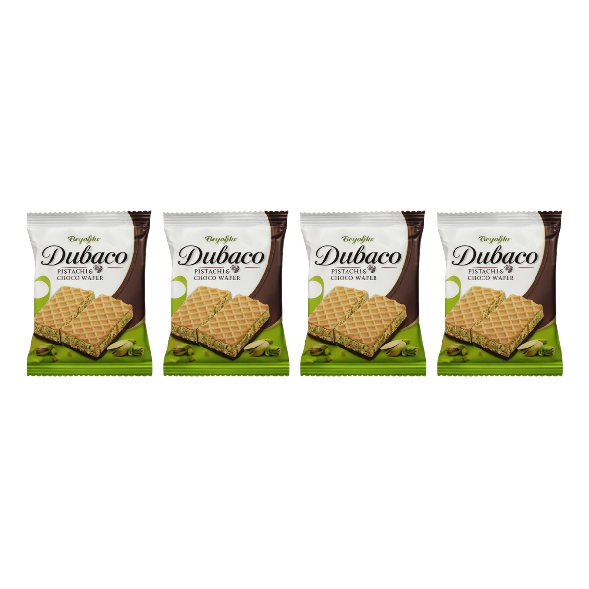 BEYOĞLU PISTACHIO CHOCO WAFER 32 GR x4 3 BEYOĞLU PISTACHIO CHOCO WAFER 32 GR x4