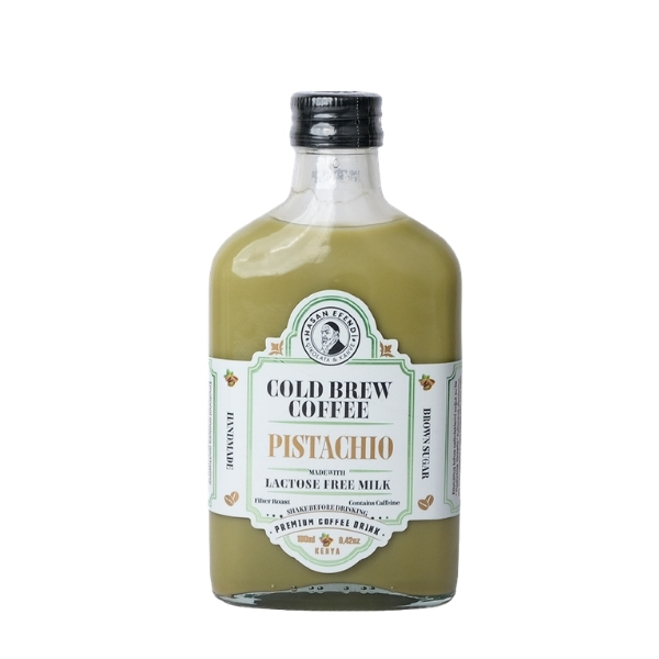 HASAN EFENDİ COLD BREW COFFEE PISTACHIO 190ML 3 Hasan Efendi Cold Brew Coffee Pistachio Antep fıstığı aromalı soğuk kahve