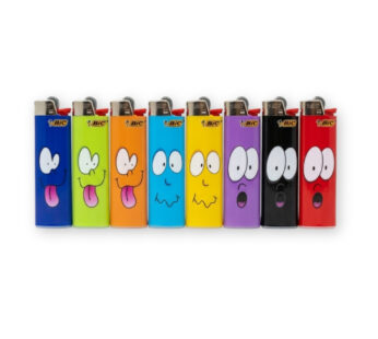 Bic J3 Slim Desenli Çakmak – 8 Adet