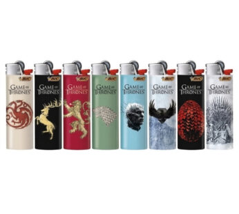 Bic J5 Mini Desenli (GOT) Çakmak – 8 Adet