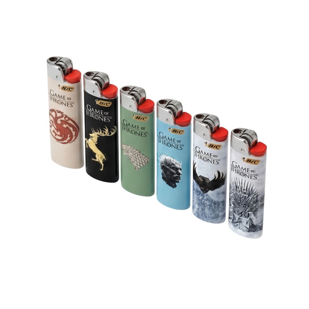 Bic J5 Mini Desenli (GOT) Çakmak – 8 Adet 4 big15