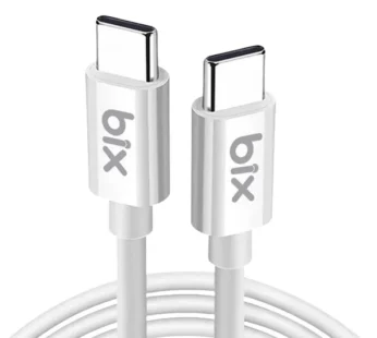 BİX BX101CW 3A 60W Type-C To Type-C Şarj Kablosu