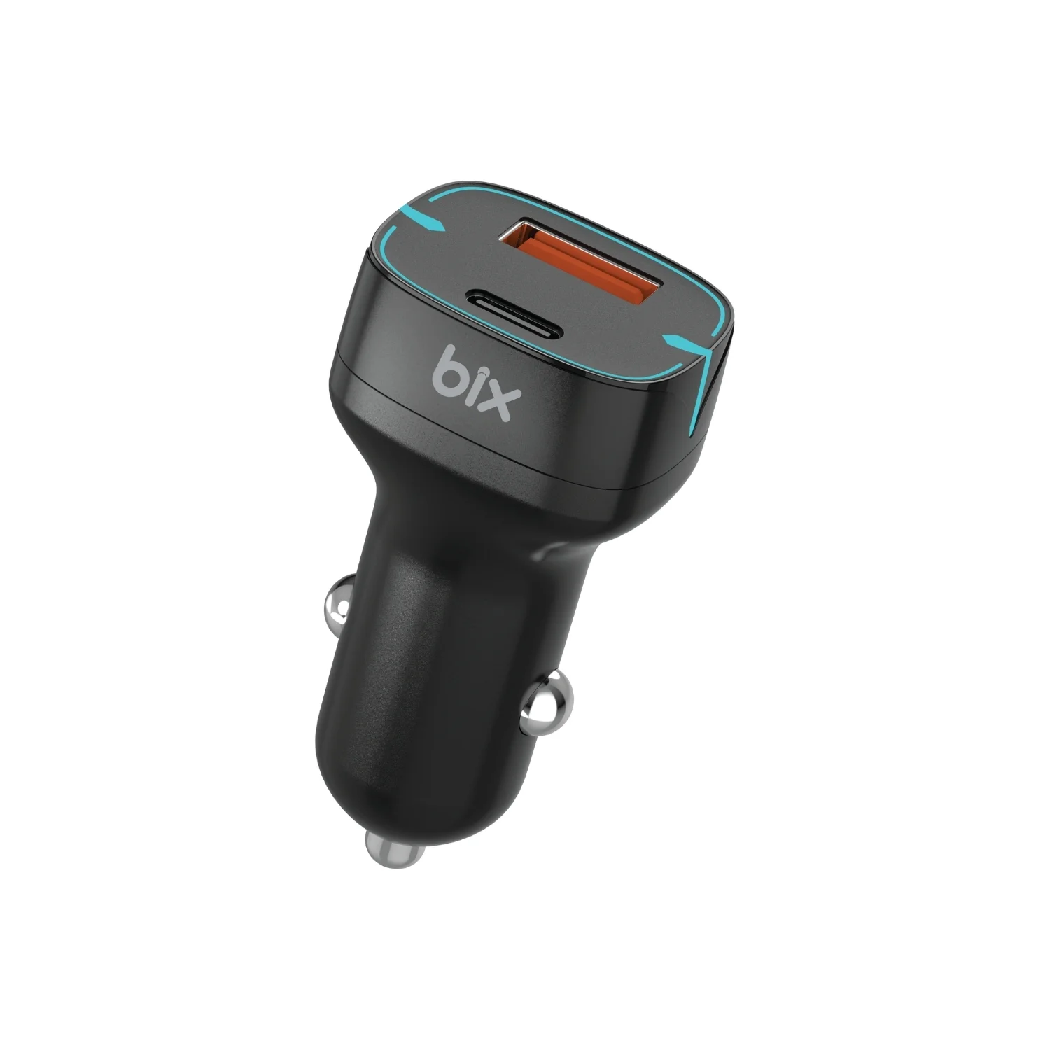 Bix BXCCP36WT 38W Type-C PD 20W ve USB-A Araç Şarj Cihazı Siyah 2 Bix BXCCP36WT 38W Type-C PD 20W ve USB-A Araç Şarj Cihazı Siyah
