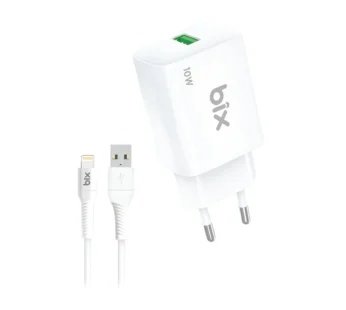 Bix BXL12W 10W USB Şarj Cihazı ve Lightning Şarj Kablosu 1 m