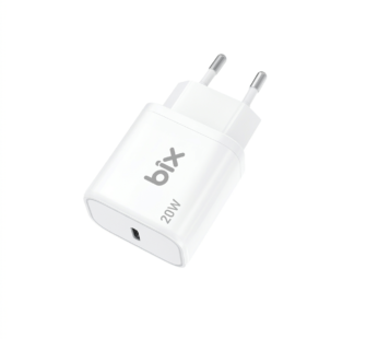 Bix BXT22W 20W USB-C PD 3.0 Akım Korumalı Hızlı Şarj Adaptörü Beyaz