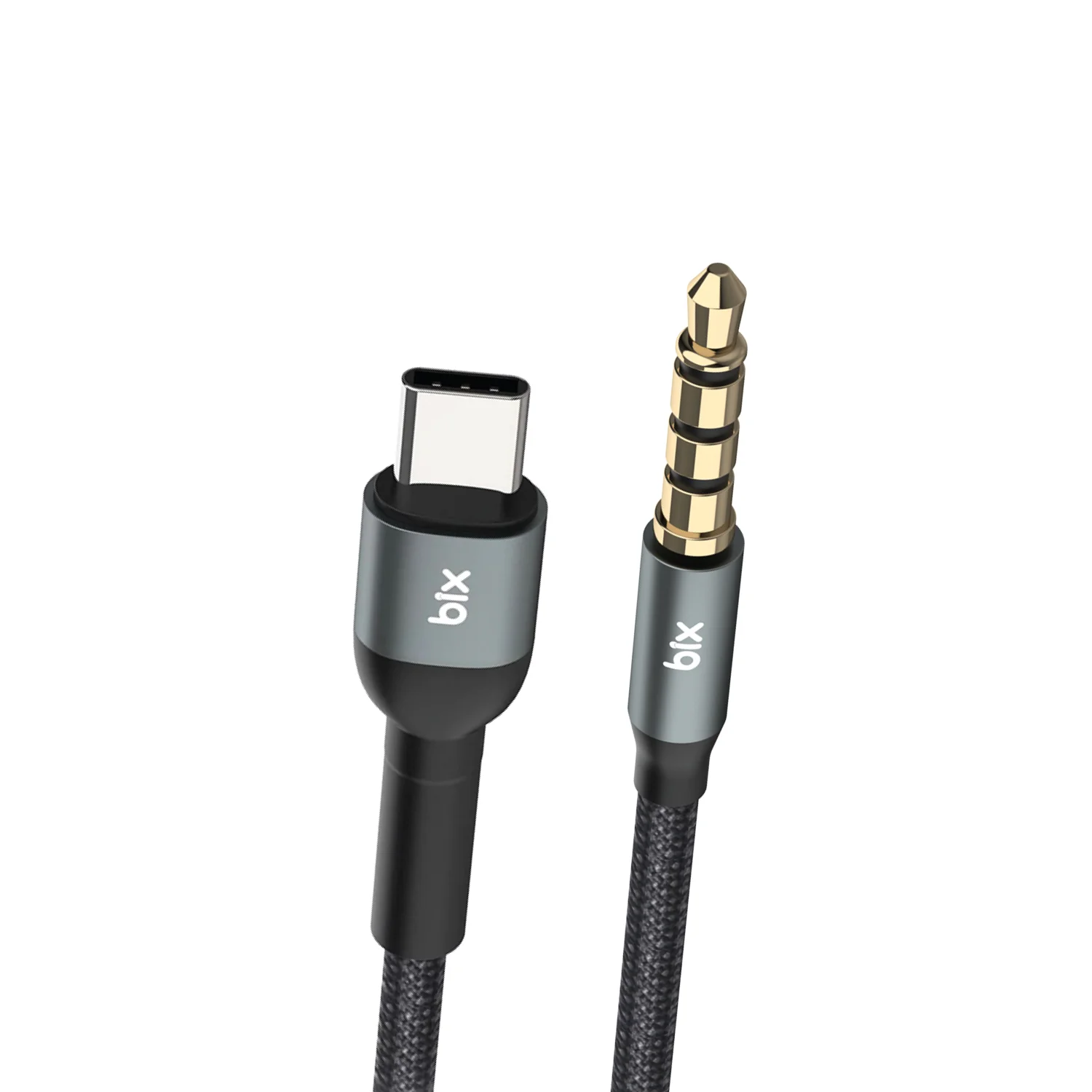 BİX TAU Type-C 3.5 mm Aux Hİ-Fİ Ses Kablosu Siyah 1 m 3 BİX TAU Type-C 3.5 mm Aux Hi-Fi Ses Kablosu Siyah 1 m