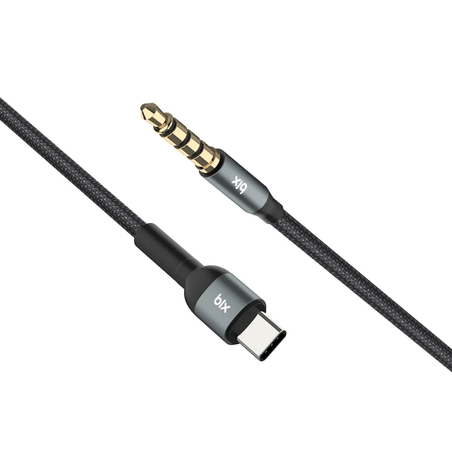 Bix TAU1C Type-C 3.5mm Aux Hi-Fi Ses Kablo 5 Bix TAU1C Type-C 3.5mm Aux Hi-Fi Ses Kablo 1m