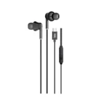 BİX TCC1HF Type-C 1 m Extra Bass Özellikli Mikrofonlu Kulaklık Siyah