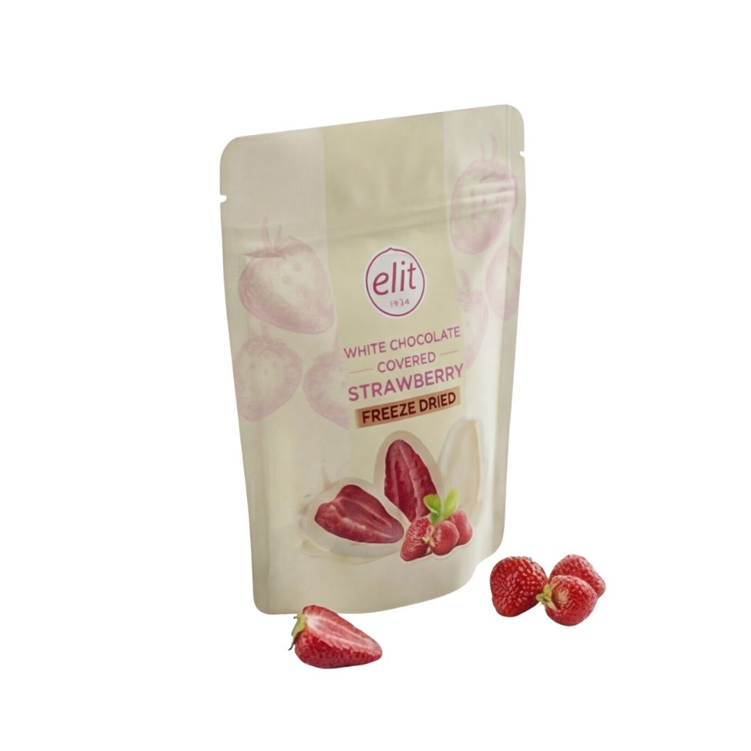 Elit Beyaz Çikolata Kaplı Freeze Dried Bütün Çilek Draje 80g 5 elit-beyaz-3