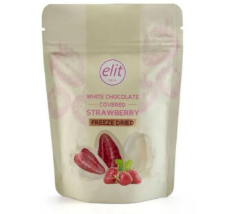 Elit Beyaz Çikolata Kaplı Freeze Dried Bütün Çilek Draje 80g