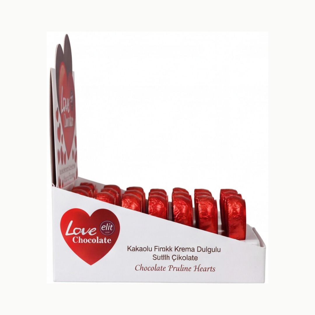 Elit Love Chocolate 21gr x12 4 Elit Love Chocolate 21gr x12 - Görsel 2