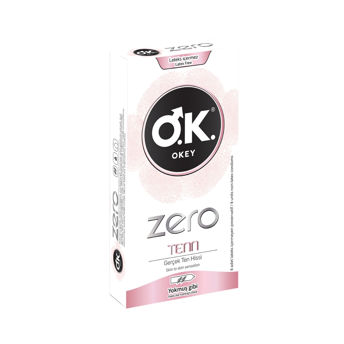 OKEY Zero Tenn Prezervatif 8'li 3 Ok Zero Tenn