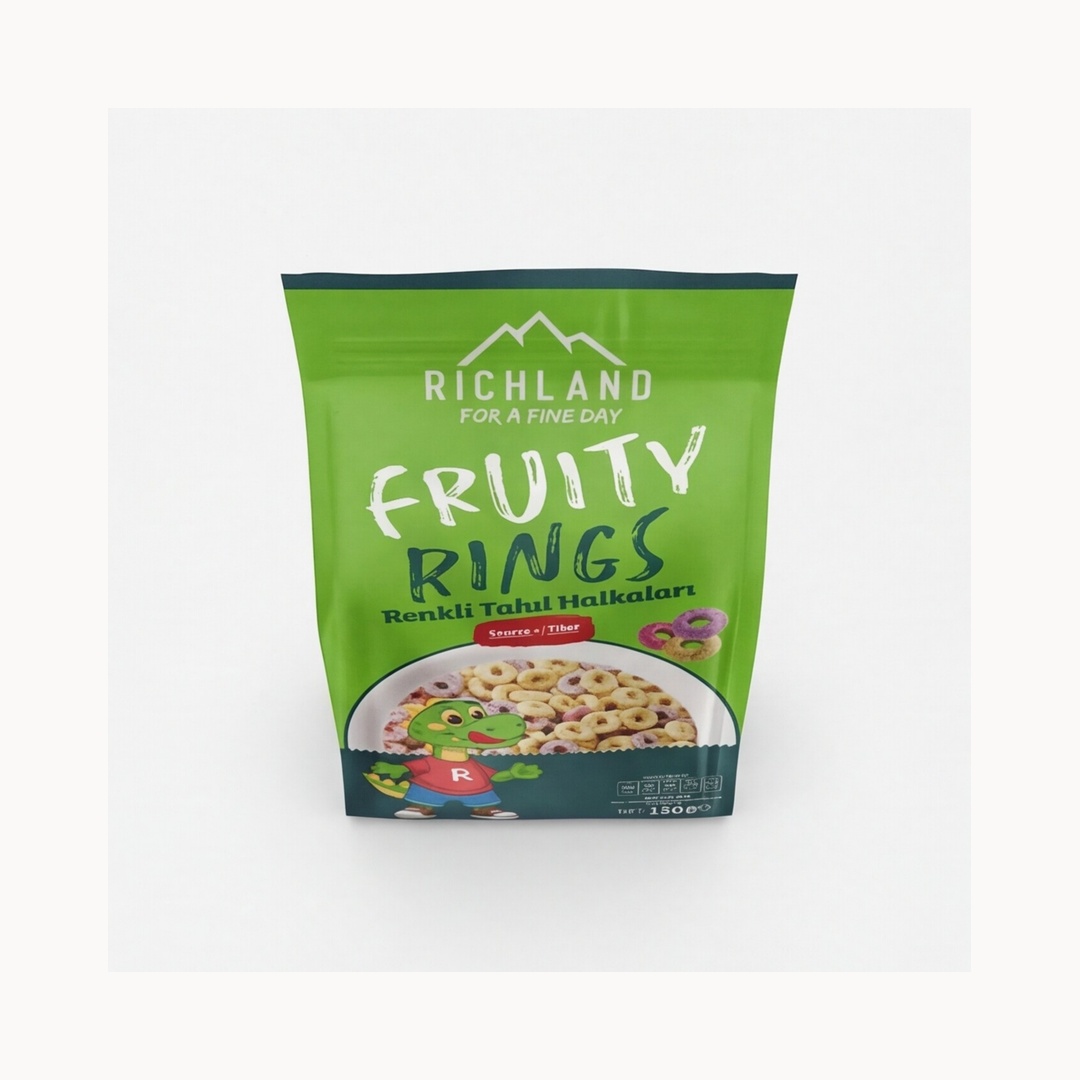 Richland Fruity Rings 150 Gr 4 Richland Fruity Rings 150 Gr - Görsel 2