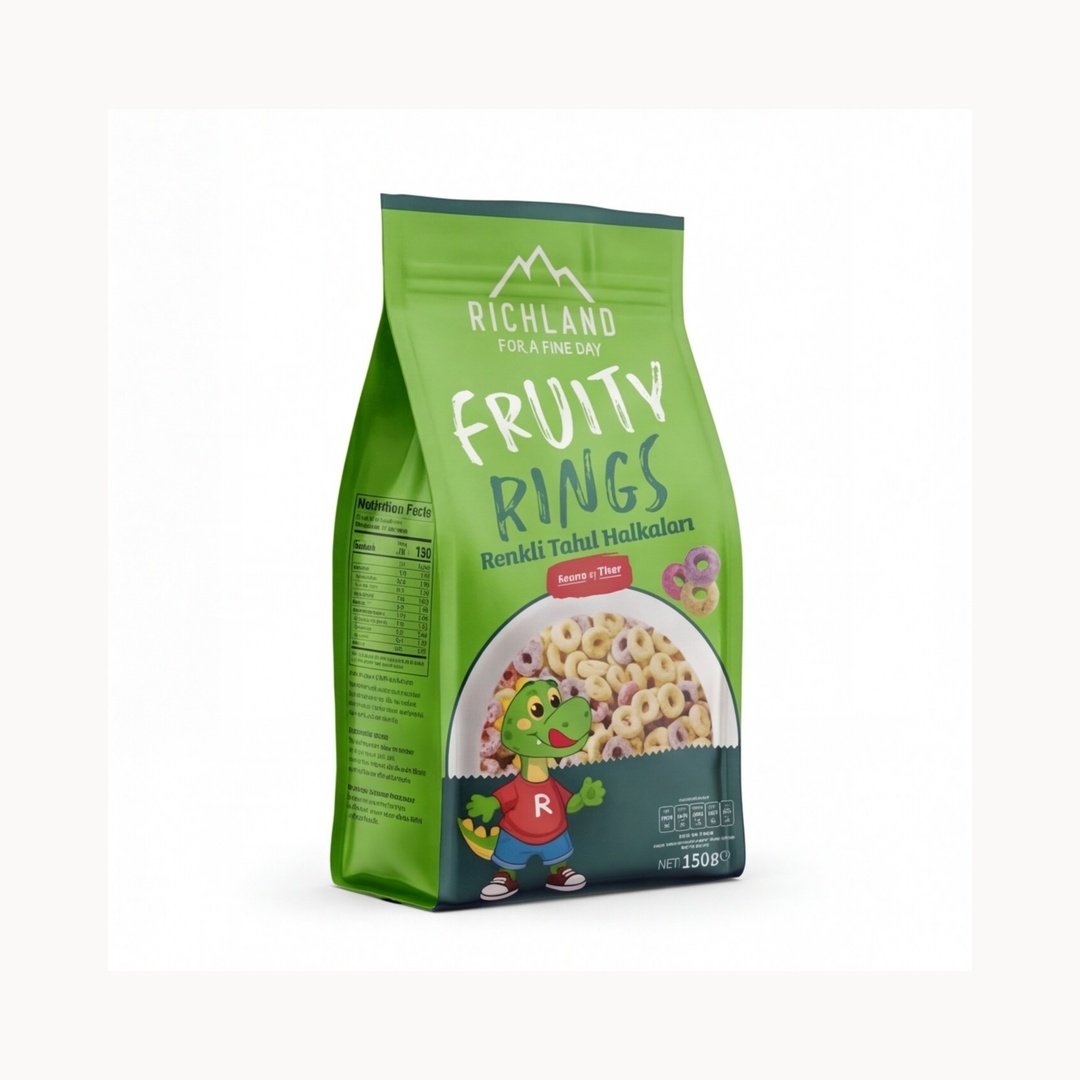 Richland Fruity Rings 150 Gr 5 Richland Fruity Rings 150 Gr - Görsel 3