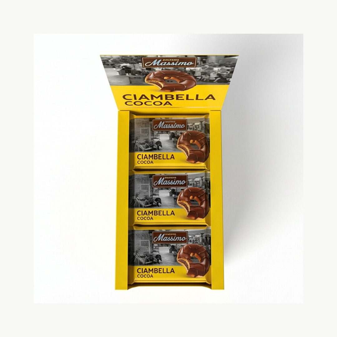 MAESTRO MASSİMO CIAMBELLA CACAO 45GR X24 5 MAESTRO MASSİMO CIAMBELLA CACAO 45GR X24 - Görsel 3