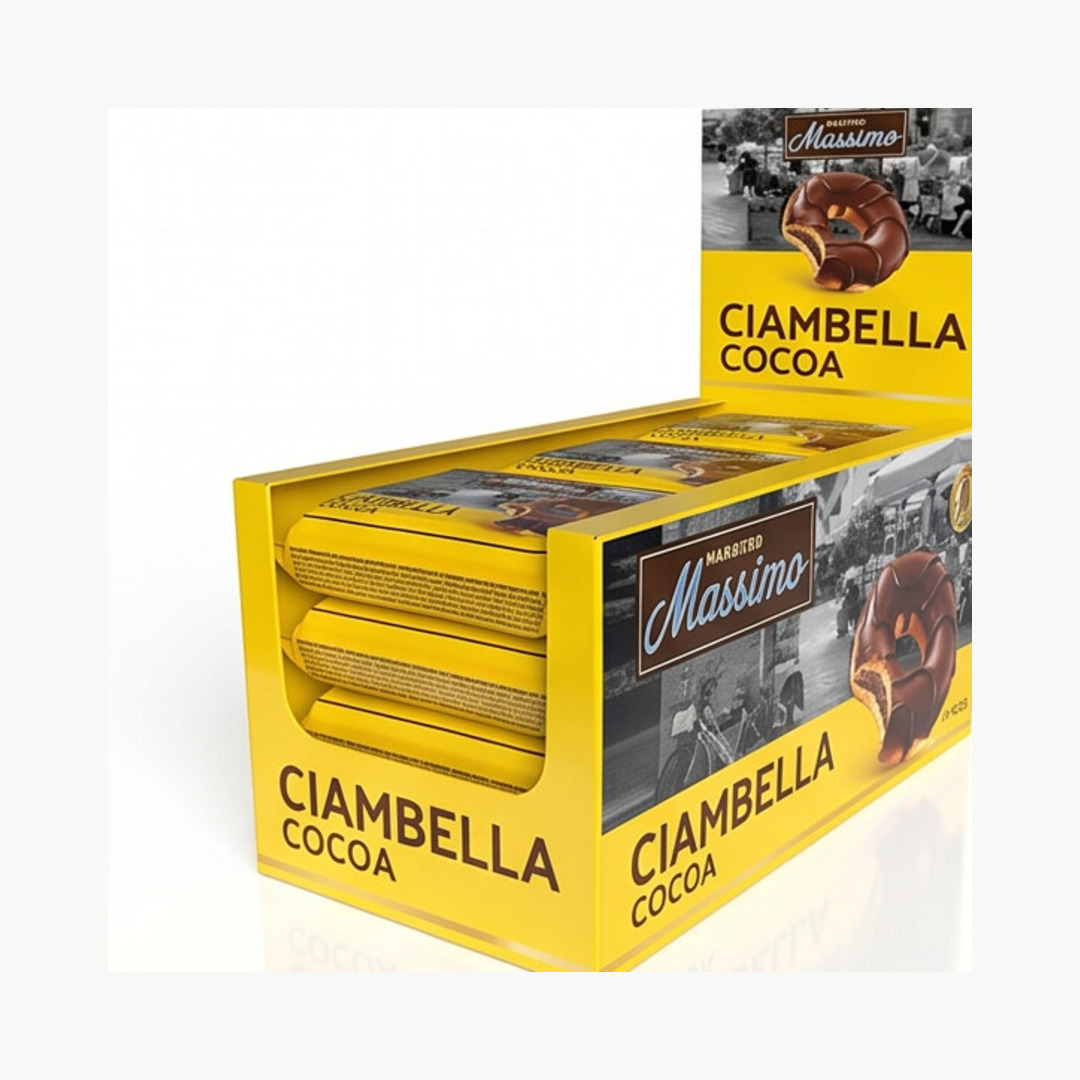 MAESTRO MASSİMO CIAMBELLA CACAO 45GR X24 4 MAESTRO MASSİMO CIAMBELLA CACAO 45GR X24 - Görsel 2
