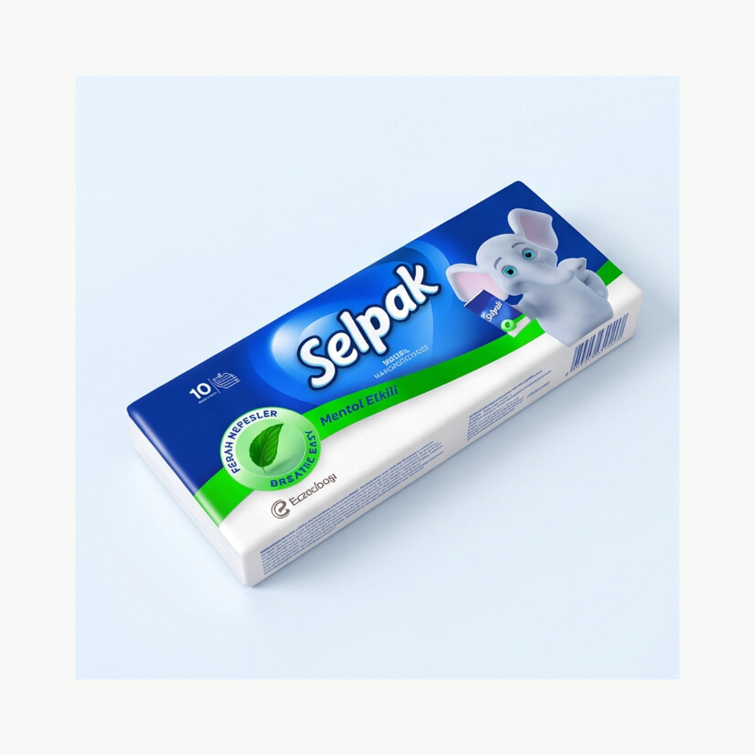 SELPAK MENDİL MENTOL 10LU 5 SELPAK MENDİL MENTOL 10LU - Görsel 3