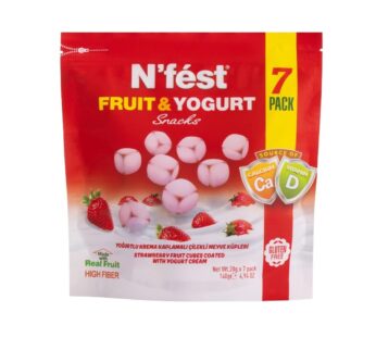 N’fest Yoğurt Kaplamalı Çilek Küpü 20gr