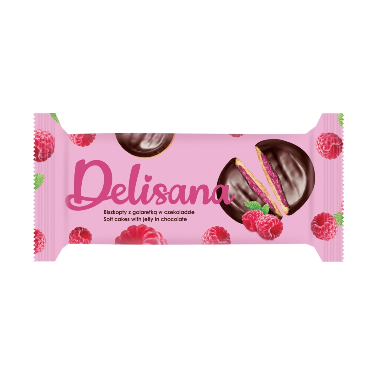 Delisana Çikolatalı Ahududu Aromalı Kek 135gr 3 Delisana Çikolatalı Ahududu Aromalı Kek 135gr