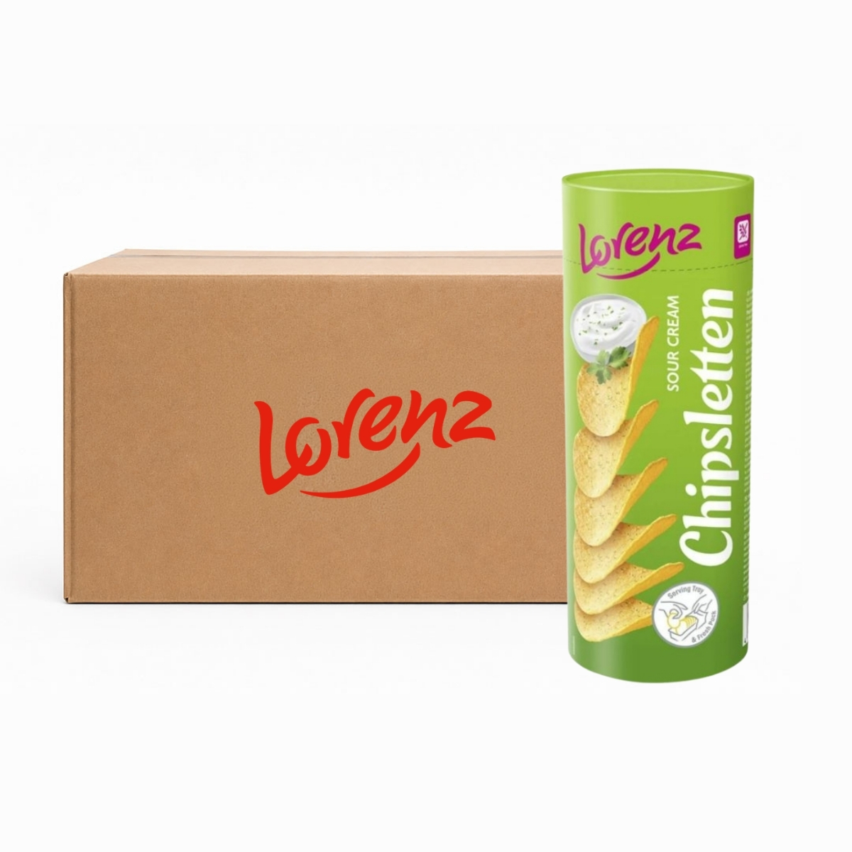 LORENZ CHIPSLETTEN SOUR CREAM 100GR x15 3 LORENZ CHIPSLETTEN SOUR CREAM 100GR x15