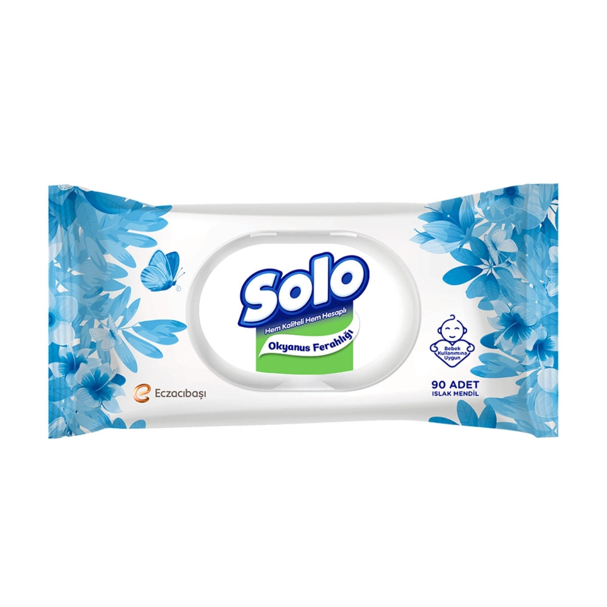 Solo Islak Havlu Okyanus Ferahlığı 90’lı x24 4 solo okyanus ferahlığı ıslak mendil 90 adet