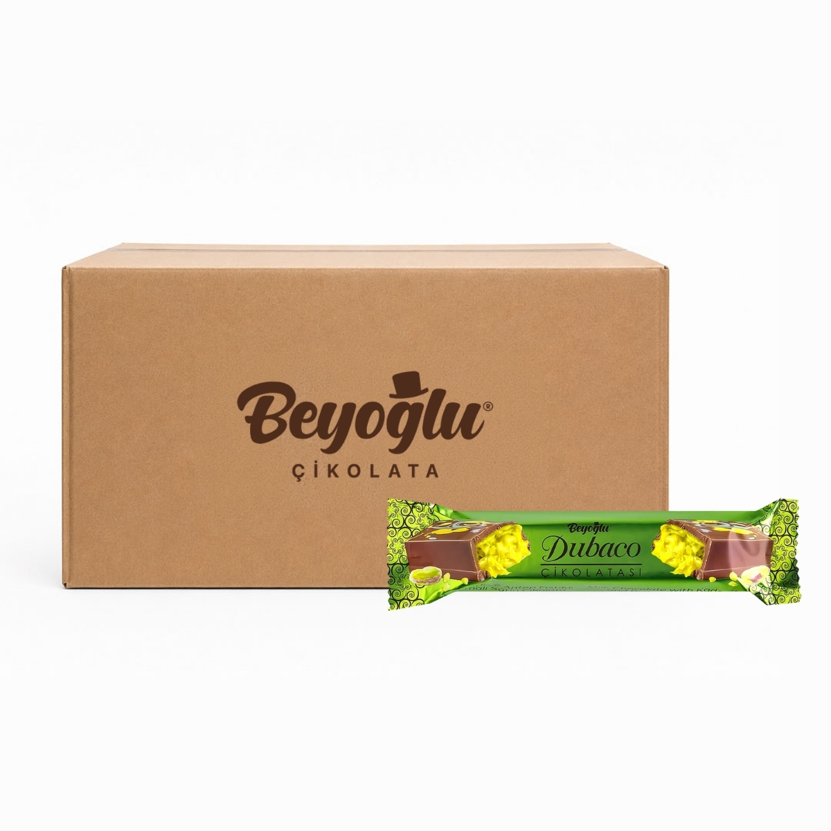 Beyoğlu Dubaco Dubai Çikolatası 35 g 24'lü 3 Beyoğlu Dubaco Dubai Çikolatası 35 g 24'lü